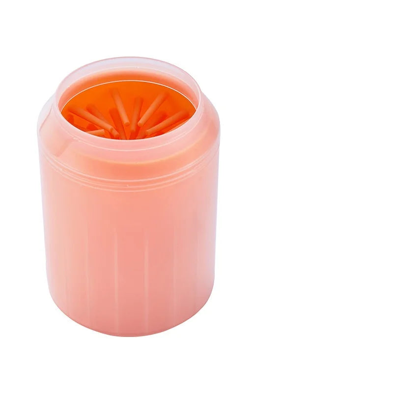 Portable Dog Paw Cleaner Cup — Soft Silicone Bristles, 3 Sizes & Colors